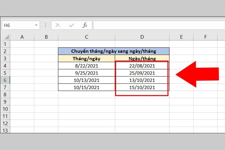 Tổng hợp các cách định dạng ngày tháng trong Excel đơn giản dễ hiểu nhất